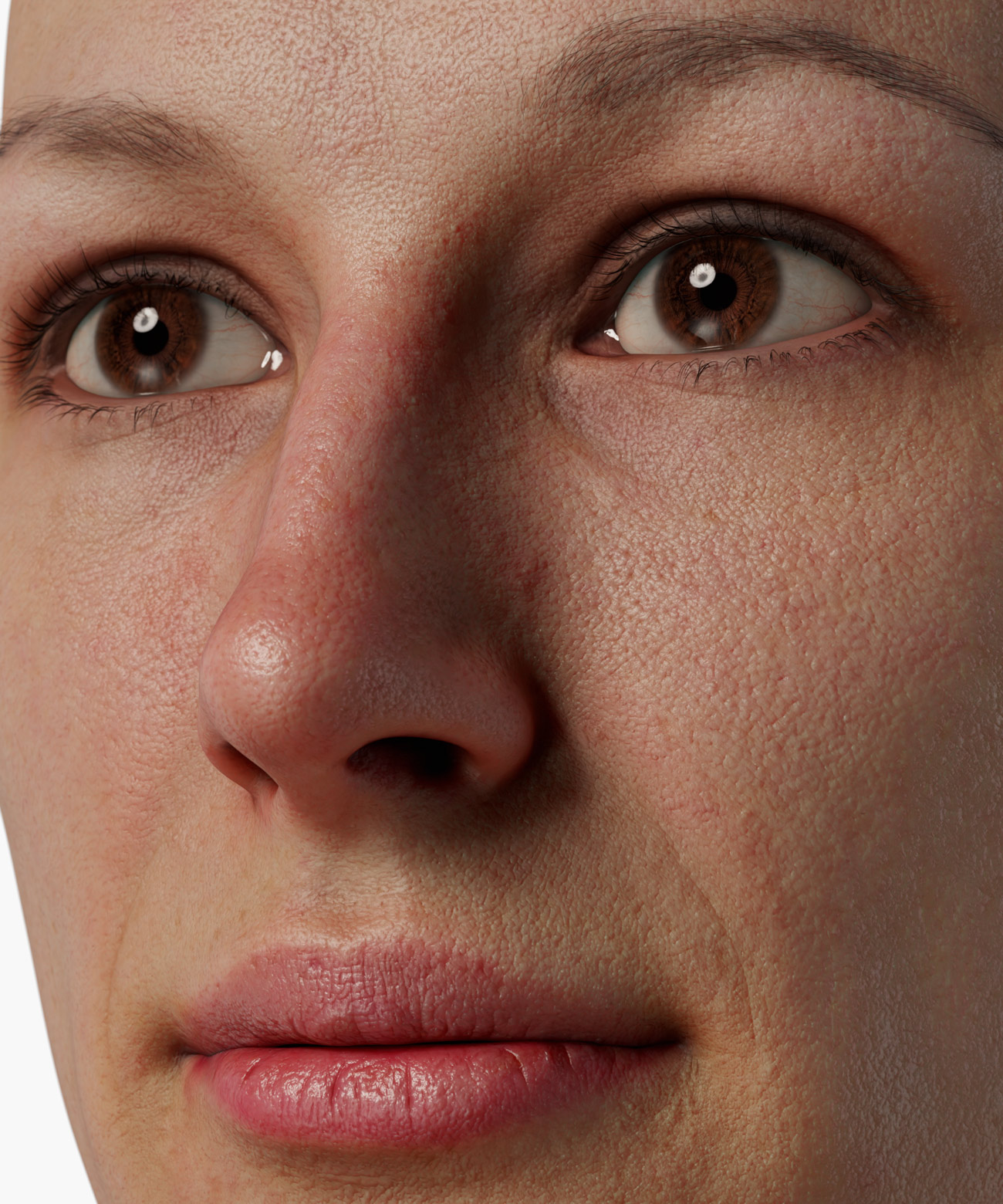 Download high resolution female body scan